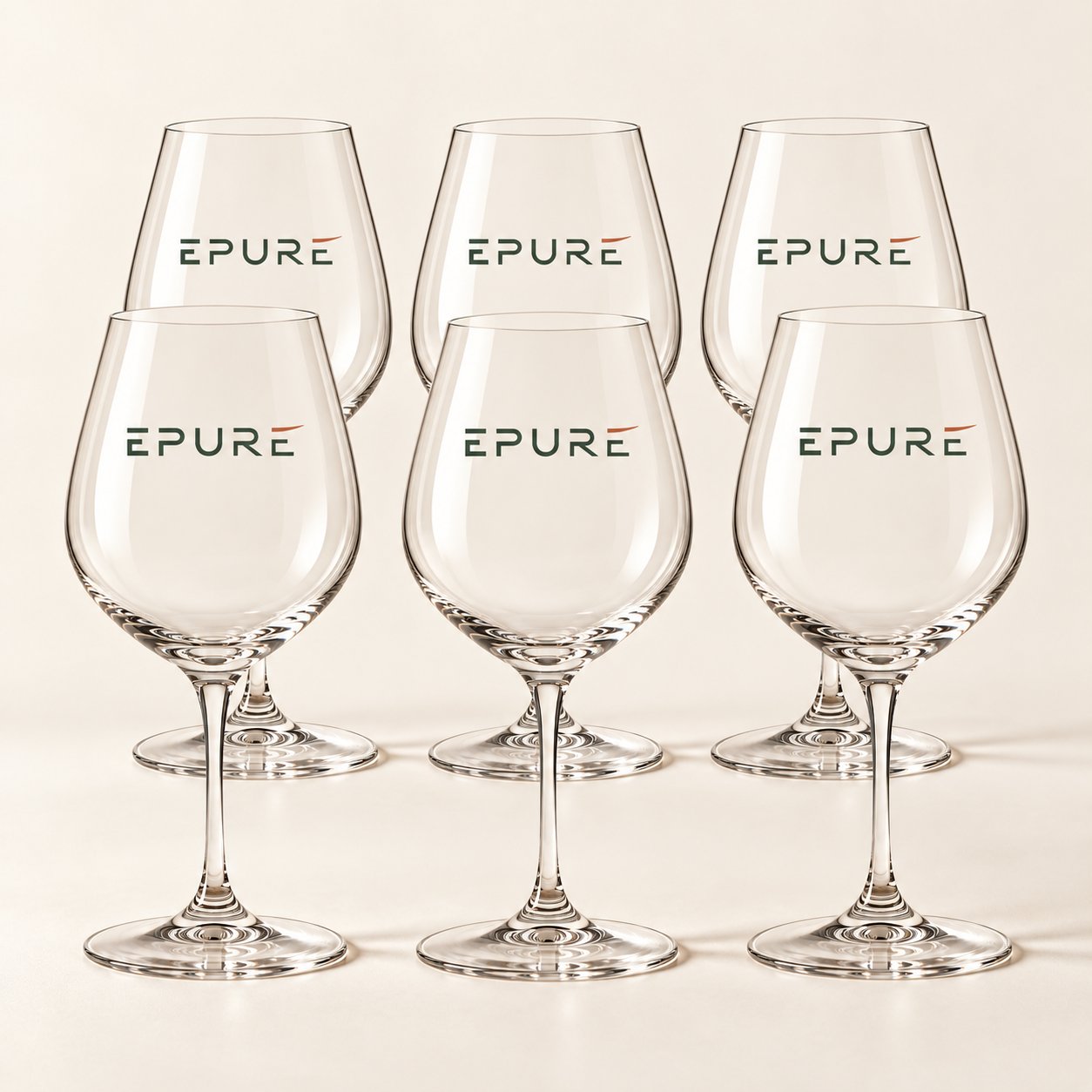 Coffret de six verres